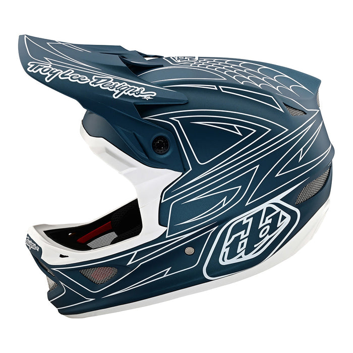 Troy Lee Designs D3 Fiberlite Spiderstripe Helmet