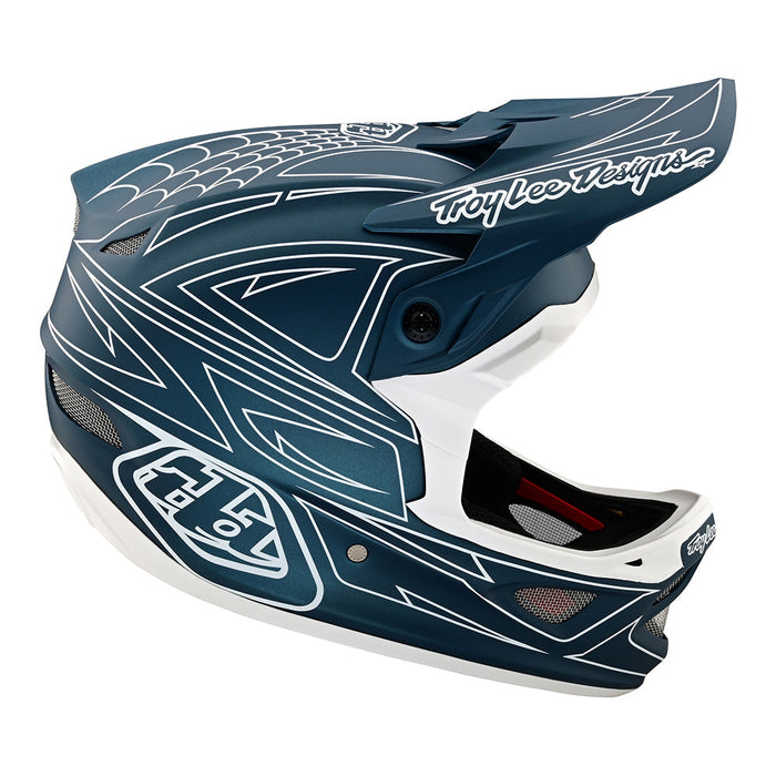 Troy Lee Designs D3 Fiberlite Spiderstripe Helmet