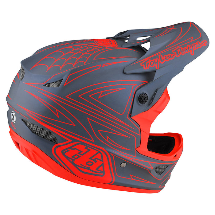 Troy Lee Designs D3 Fiberlite Spiderstripe Helmet