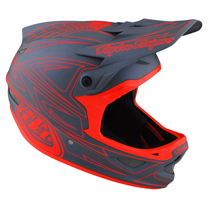 Troy Lee Designs D3 Fiberlite Spiderstripe Helmet