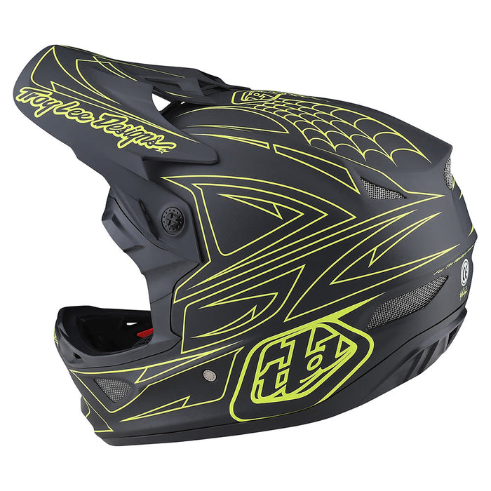 Troy Lee Designs D3 Fiberlite Spiderstripe Helmet