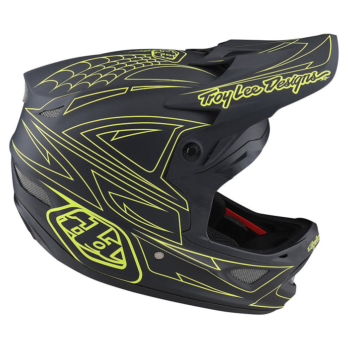 Troy Lee Designs D3 Fiberlite Spiderstripe Helmet