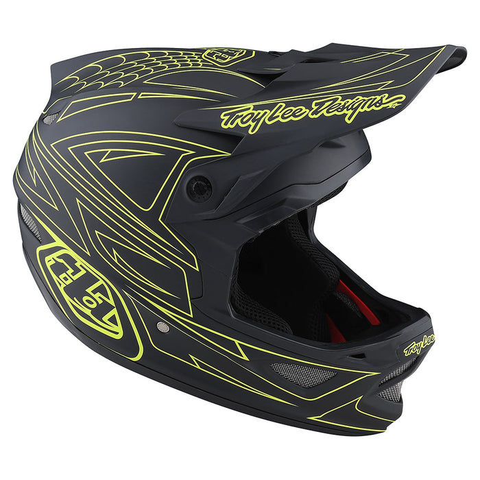 Troy Lee Designs D3 Fiberlite Spiderstripe Helmet