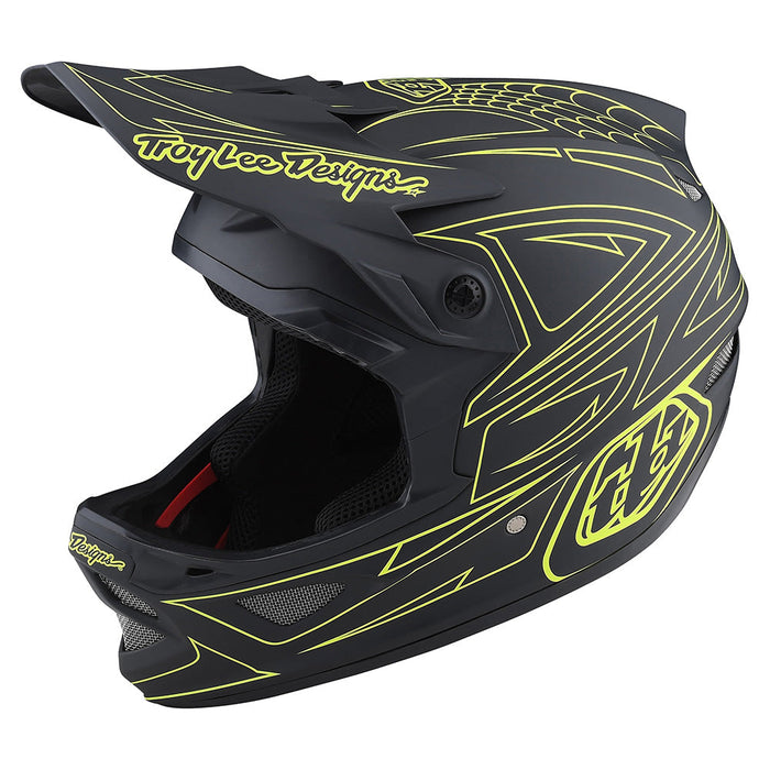 Troy Lee Designs D3 Fiberlite Spiderstripe Helmet