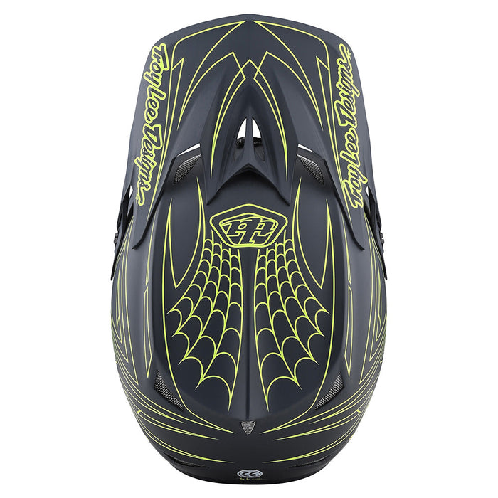 Troy Lee Designs D3 Fiberlite Spiderstripe Helmet