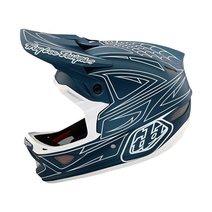 Troy Lee Designs D3 Fiberlite Spiderstripe Helmet