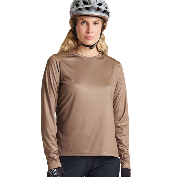 Troy Lee Designs Womens Lilium LS Solid Jersey