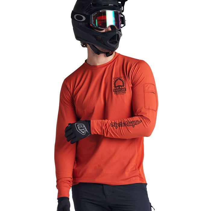 Troy Lee Designs Ruckus Long Sleeve Ride Tee Create To Destroy Jersey