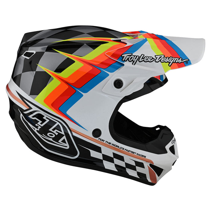 Troy Lee Designs SE4 Polyacrylite Warped Helmet