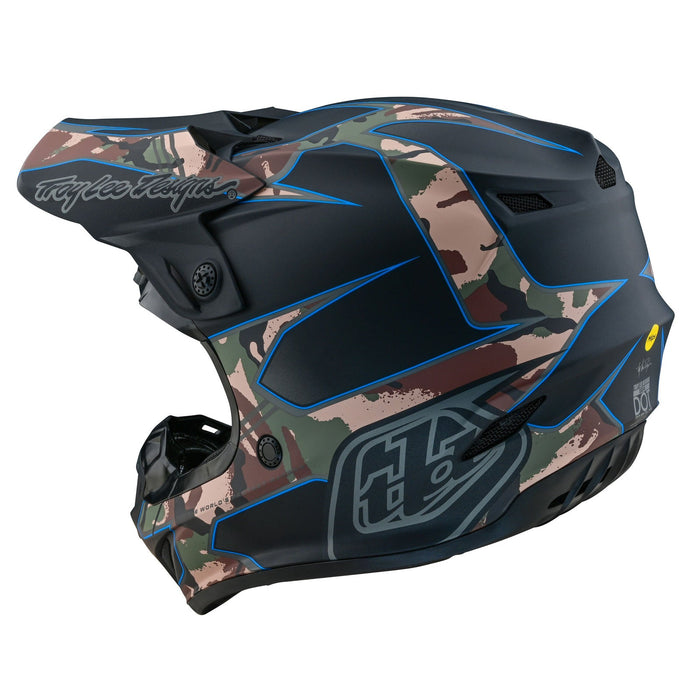 Troy Lee Designs Youth SE4 Polyacrylite Matrix Camo Helmet