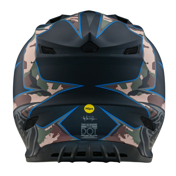 Troy Lee Designs SE4 Polyacrylite Matrix Camo Helmet