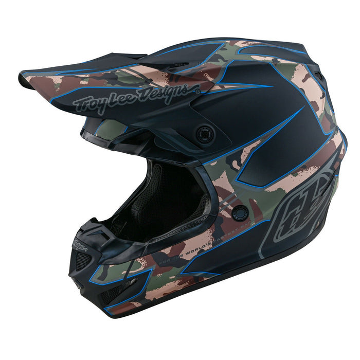 Troy Lee Designs SE4 Polyacrylite Matrix Camo Helmet