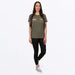 FXR Womens Race Division Premium T-Shirt - Army/Dusty Rose, view 3