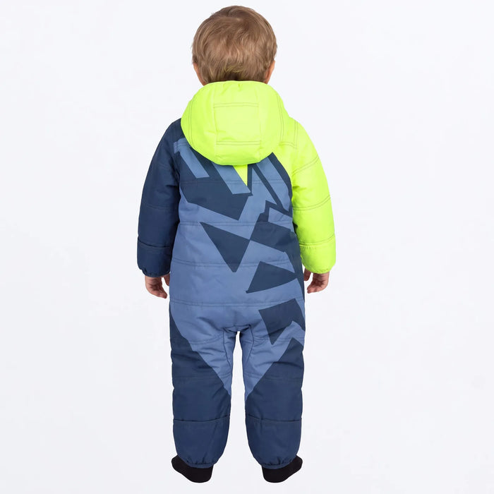 FXR Infant Kicker Snow Suit - Steel/HiVis, view 2