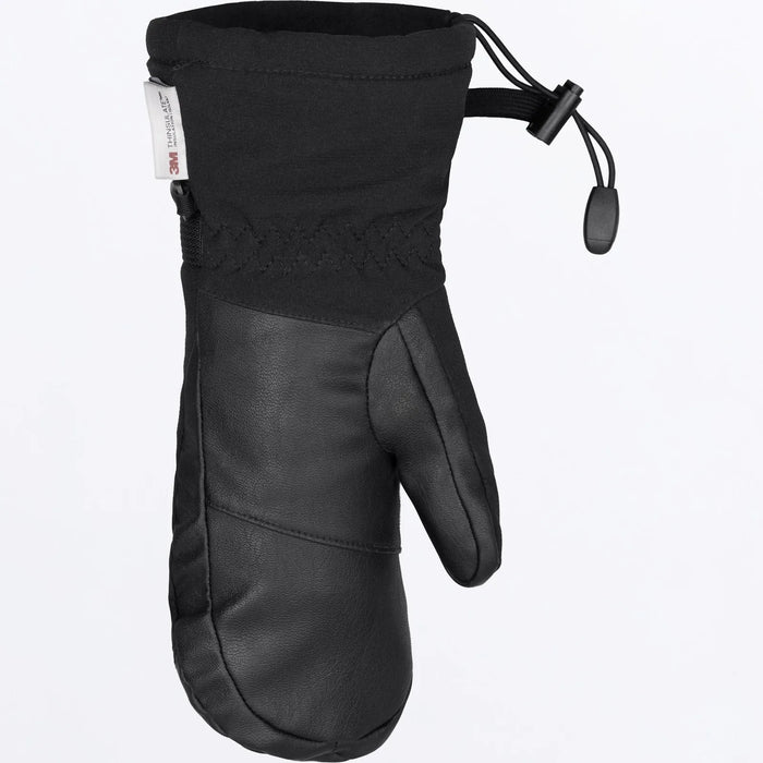 FXR Child Hydrogen Mitt - Black, view 2