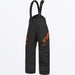 FXR Youth Clutch Pant 2027 - Black/Orange, front view