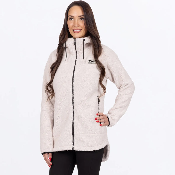 FXR Womens Sapphire Sherpa Jacket 2027 - Sand, front view