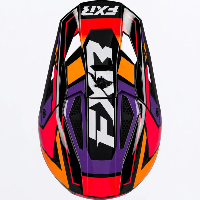 FXR Youth Apex MX Helmet - Aurora, view 5