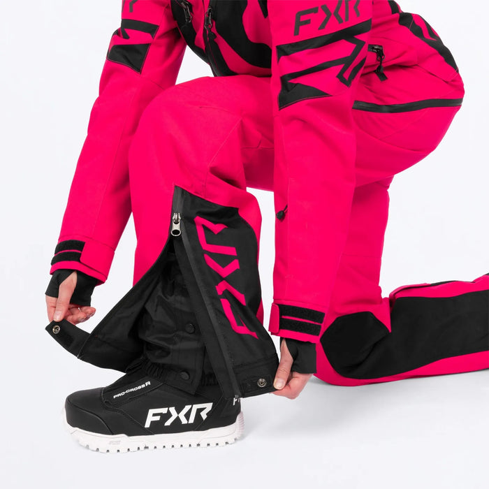 FXR Womens Cold Cross CX Lite Monosuit 2027 - Razz, view 10