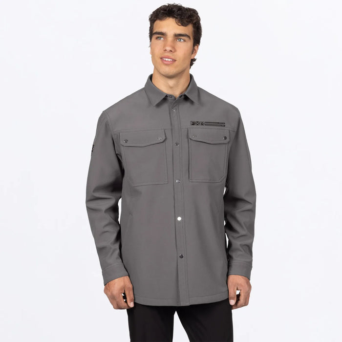 FXR Mens Stronghold Tech Shirt-Jac - Char, view 2