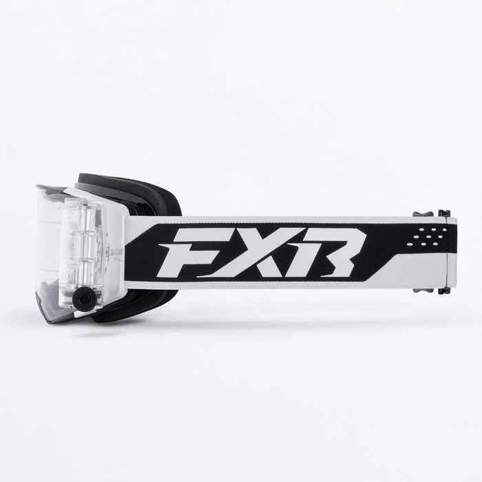 FXR FXR Factory Ride Roll-Off Goggle - White/Black, view 2