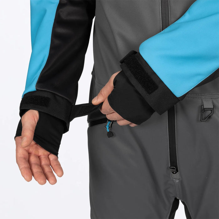 FXR Mens Revo F.A.S.T. Insulated Monosuit - Blue/Ti/Black, view 7