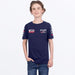 FXR Youth Race Div Premium T-Shirt - Navy/Red, view 2