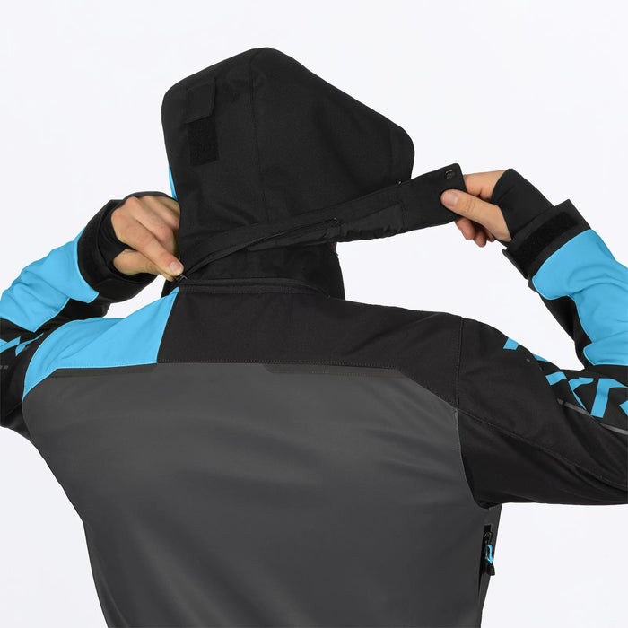 FXR Mens Revo F.A.S.T. Insulated Monosuit - Blue/Ti/Black, view 9