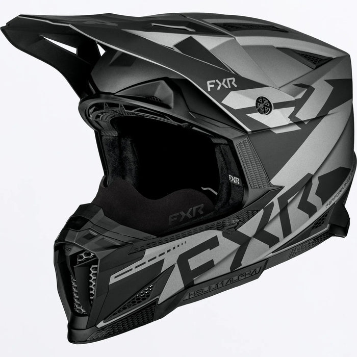 FXR Helium Alpha Snow Helmet - Titanium, view 2