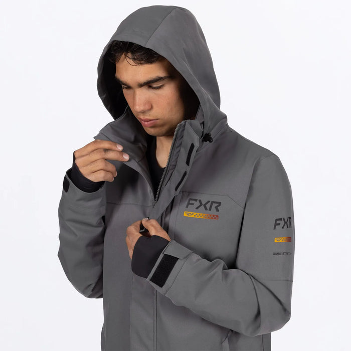 FXR Mens Ascend Jacket - Char/Gold, view 4