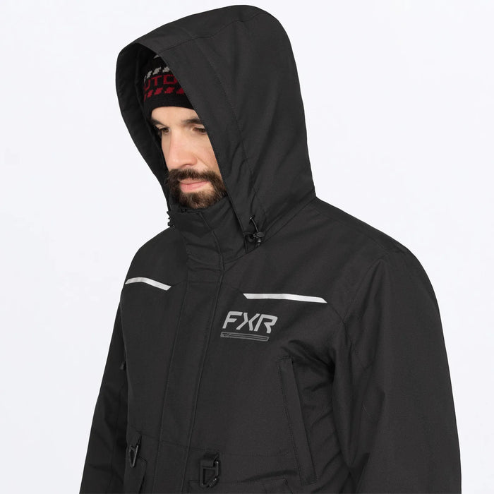 FXR Mens Evolution F.A.S.T. Insulated Monosuit - Black, view 10