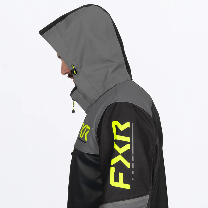 FXR Mens Revo F.A.S.T. Insulated Monosuit - Asphalt/Ti/HiVis, view 5
