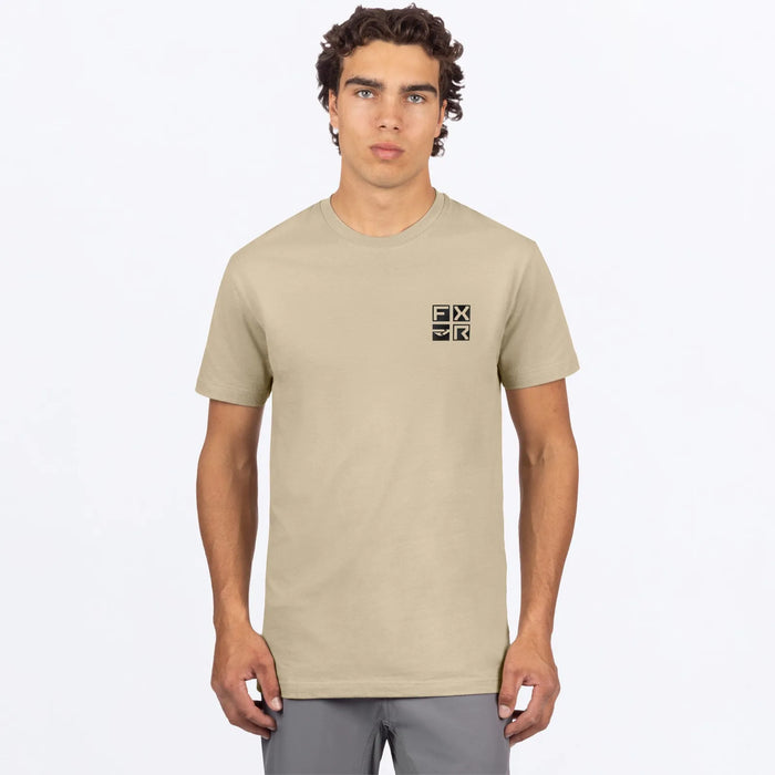FXR Mens Brandable Premium T-Shirt - Canvas, front view