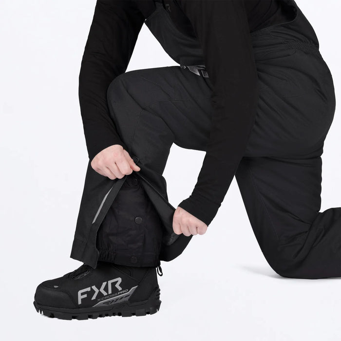 FXR Mens Fuel FX Bib Pant - Black, view 3