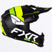FXR Clutch MX Helmet - HiVis/Lime, view 4