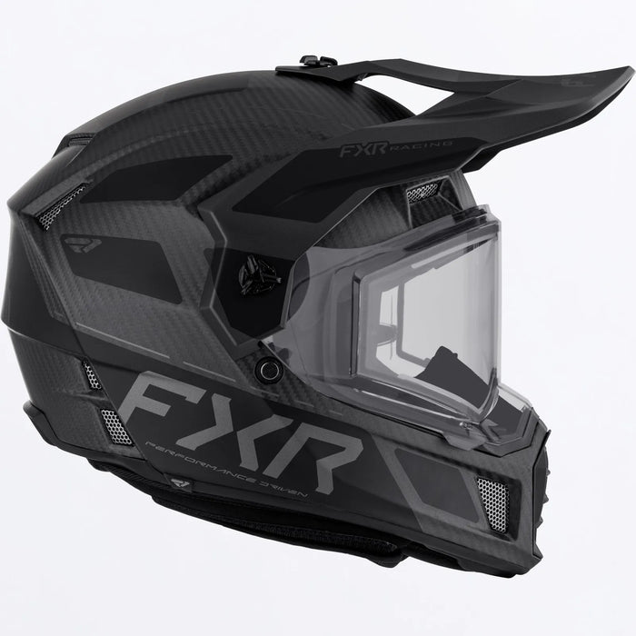 FXR Clutch X Pro Carbon Helmet 2027 - Black Ops, view 4