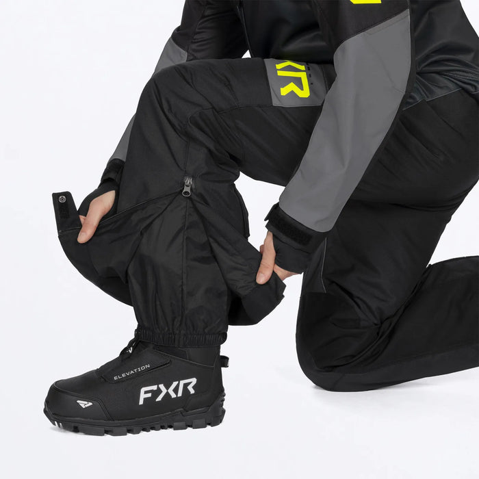 FXR Mens Revo Lite Monosuit - Asphalt/Ti/HiVis, view 10