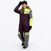 FXR Womens Revo F.A.S.T. Insulated Monosuit - Plum/TI/Muted Vis, front view