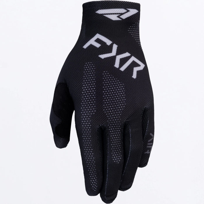 FXR Pro-Fit Air MX Glove 2025 - Black/White, front view