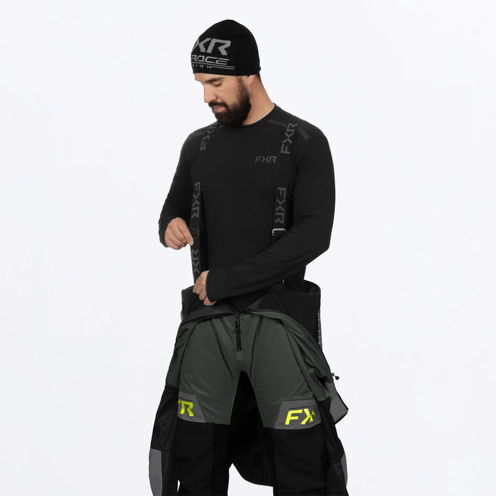 FXR Mens Revo Lite Monosuit - Asphalt/Ti/HiVis, view 9