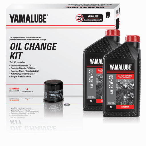Yamalube 20W-50 Motorcycle All Performance Oil Change Kit (4L)
