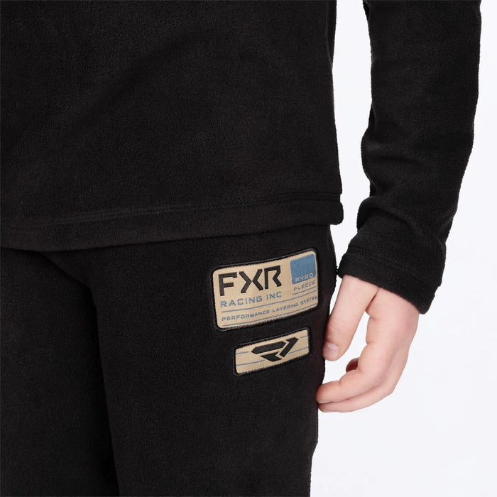 FXR Youth Pyro Thermal Set 2027 - Black, view 5