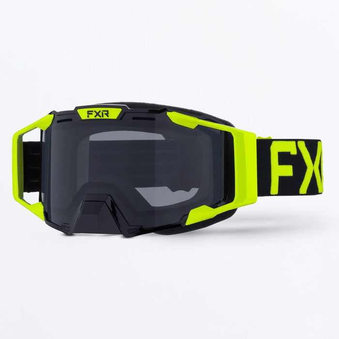 FXR Combat Goggle 2027 - HiVis, front view