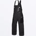 FXR Mens Expedition Pro FX 2-in-1 Bib Pant - Black, front view