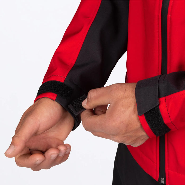 FXR Mens Ascend Softshell Jacket - Red/Ti, view 6