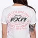 FXR Womens Worldwide Premium T-Shirt - White/Dusty Rose, view 5