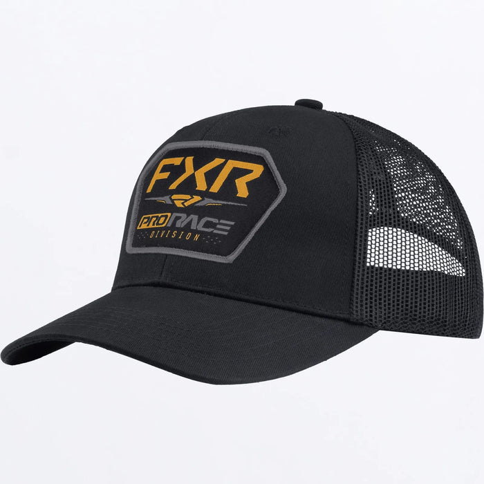 FXR Race Division Hat - Black/Gold, front view