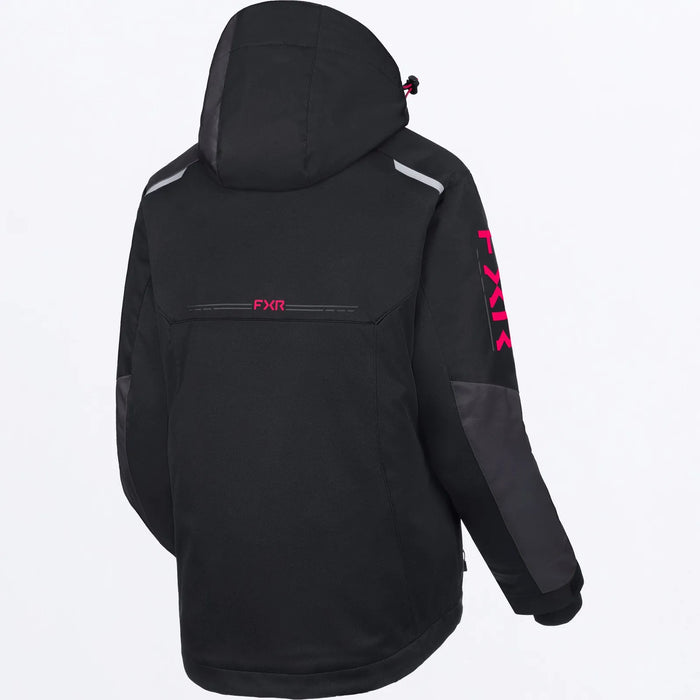 FXR Womens Fresh Jacket - Black/Asphalt/Razz, view 2