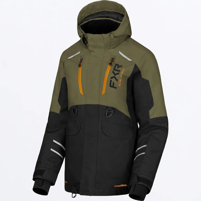 FXR Womens Excursion FX Jacket - Black/Moss, view 2