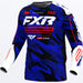 FXR Youth Clutch MX Jersey 2025 - Blue Camo/Red, front view